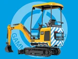 Mini pelle sur chenilles 1t9 Electrique