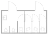Sanitaire événementiel Mixte H/F 6m
