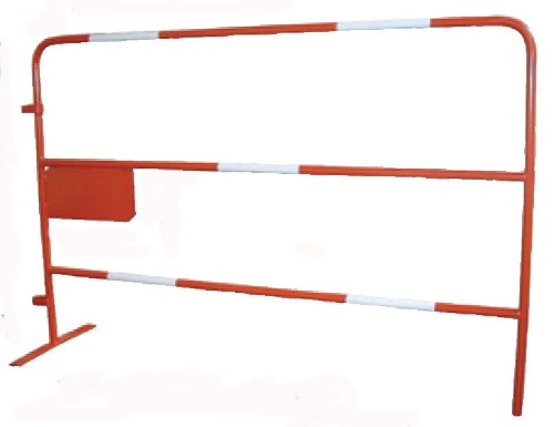 Barriere chantier tp rouge 1,5m d25 - 340122