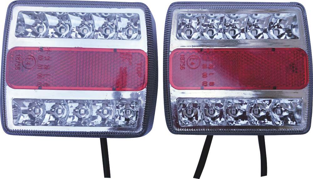 Kit signal. 7m50 a fixer a led entre feux 2.5m blanc/ro sodise-17232