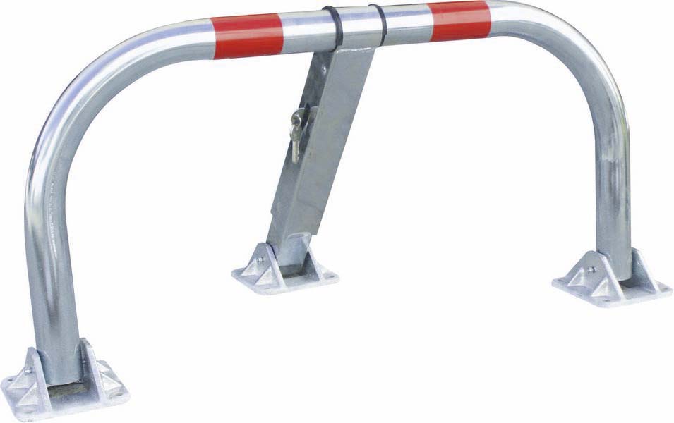 Barriere de parking tube acier avec cylindre sodise-18143