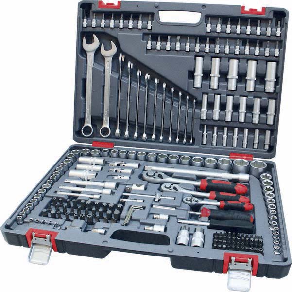 Coffret de douilles 216 pcs assortiment 1/4 3/8 1/2 sodise - 401875