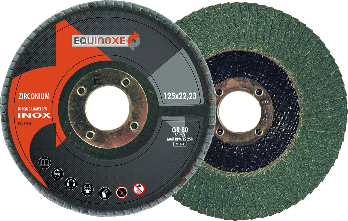 Disque lamelle sodise 125x22,2 40 gr boite 10 - 470753