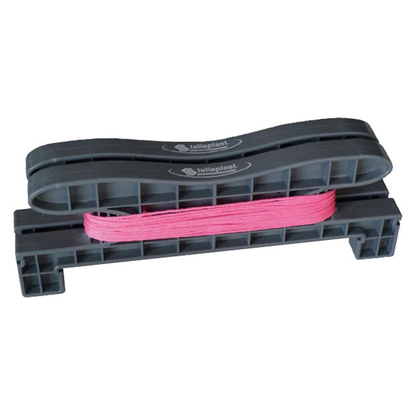 Enrouleur de cordeau le kordo 20 m de fil fluo rose diamètre 1,5 mm - 400441
