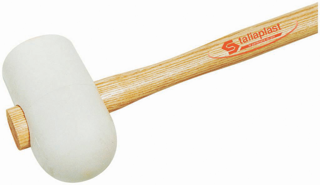 Maillet carreleur blanc diam.65mm sofop taliaplast - 471004