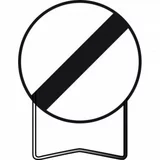PANNEAU BK31 NADIA SIGNALISATION FIN INTERDICTION 850MM T1 - 201225