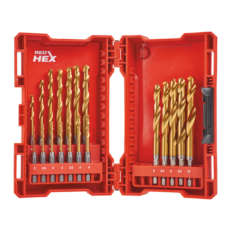 Set 19 foret hss-g schockwave milwaukee accessoires - 48894760