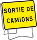 PANNEAU KC1 ' SORTIE DE CAMIONS ' CLASSE T1 + PIED - NADIA SIGNALISATION - N002201236