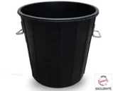POUBELLE DE CHANTIER 75 LITRES ALLEGEE CAOUTCHOUC TALIAPLAST - 330203