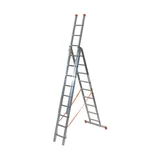 Echelle transformable FACAL PRO 3x9 haut. travail max. 7,80 m GENIA - G300-3