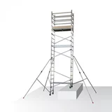 Echafaudage roulant alu FACAL - embase roulante hauteur de travail max 7 m - ALTO7