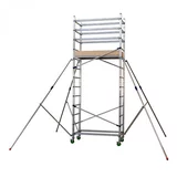 Echafaudage roulant alu FACAL - embase roulante hauteur de travail max 5 m - ALTO5