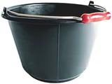SEAU PLASTIQUE NOIR 16 LITRES Anse 6,3mm avec poignée TALIAPLAST-310173