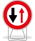 PANNEAU DE SIGNALISATION BK15 850MM SENS DE CIRCULATION NON PRIORITAIRE NADIA SIGNALISATION