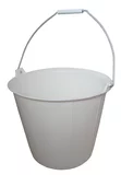 Seau PRO BLANC renforcé à ergots 13 litres anse Diam. 6.3 mm TALIAPLAST - 310131