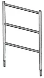 ECHELLE ALTRAD 1M50 GALVANISÉES 3 BARREAUX VITO 49 - J00066