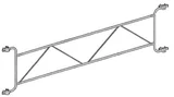 GARDE CORPS ALTRAD GALVANISÉ LONGUEUR 3M VITO 49 - J00072