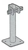 PIED SIMPLE ALTRAD GALVANISÉ HAUTEUR 300 MM VITO 49 - J01901
