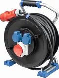 Enrouleur de câble professionnel triphasé AS SCHWABE 400V 20m câble H07RN-F 5G2,5 - 822658