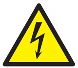 PANNEAU DANGER ADHÉSIF , ÉLECTRICITÉ 100X100X100MM TALIAPLAST - 729932