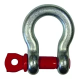 Manille lyre H.R. galva cmu 1000 kg axe à oeil 3/8 LEVAC - 5210C