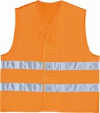 GILET DE SIGNALISATION DELTA PLUS POLYESTER BANDES PARALLELES ORANGE GILP2 - GILP2OR0
