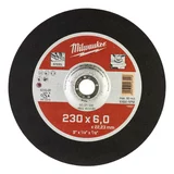Disque meuler 230mm épais 6 mm contractor - 1pc milwaukee accessoires - 4932451483