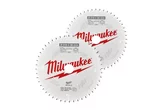 PACK 2 LAMES SCIE CIRCULAIRE Ø 216MM ALESAGE 30 / 48 ET 60 DENTS MILWAUKEE 4932479575