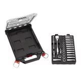COFFRET 32 PIÈCES ORGANISEUR SLIM COMPACT PACKOUT CLÉS ET DOUILLES À CLIQUET MILWAUKEE - 4932478813