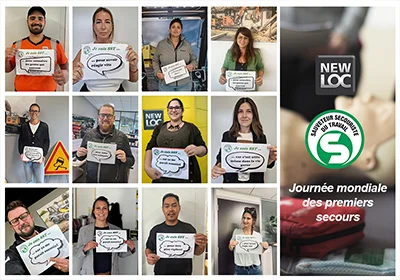Chez NEWLOC, les Sauveteurs Secouristes du Travail sont prêts à agir