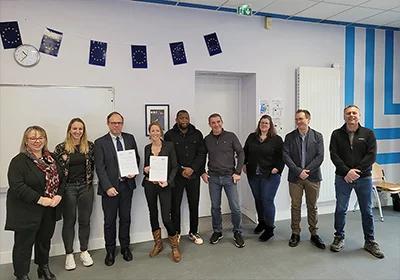 Le Groupe Dubreuil signe un partenariat avec le lycée Blaise Pascal : NEWLOC impliqué pour valoriser les métiers techniques