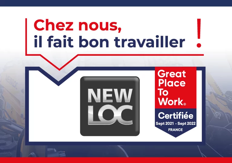 NEWLOC certifiée Great Place To Work