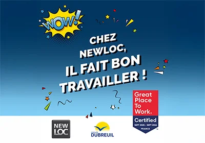 NEWLOC certifiée Great Place to Work® pour la 3ᵉ année consécutive