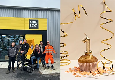 NEWLOC Vannes fête son premier anniversaire : un an au service du BTP en Bretagne