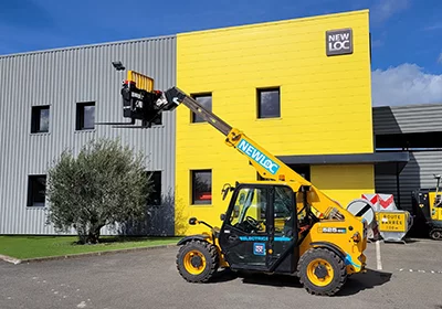 Nouveauté : chariot télescopique électrique 2t5 – 6m en location
