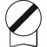 PANNEAU BK31 NADIA SIGNALISATION FIN INTERDICTION 850MM T1 - 201225