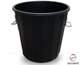 POUBELLE DE CHANTIER 75 LITRES ALLEGEE CAOUTCHOUC TALIAPLAST - 330203