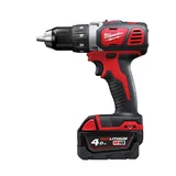 Perceuse visseuse compacte 18V MILWAUKEE avec batteries 4 Ah 60 Nm M18 BDD-402C - 4933443565