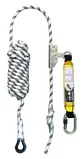 Antichute mobile sur corde diam 12 mm long 20 m avec absorbeur LEVAC - 3803A200