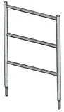 ECHELLE ALTRAD 1M50 GALVANISÉES 3 BARREAUX VITO 49 - J00066