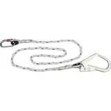 LONGE CORDE TORONNEE DELTA PLUS Ø 12MM - LONGUEUR 1,50 M - 2 BOUCLES COSSEES- LO007150CD