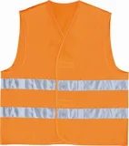 GILET DE SIGNALISATION DELTA PLUS POLYESTER BANDES PARALLELES ORANGE GILP2 - GILP2OR0