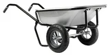 Brouette Haemmerlin Pro Select Expert Twin 160 L Galvanisée 2 roues gonflées -306225701
