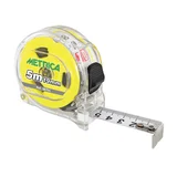Metre ruban transparent double graduation jaune METRICA - 3 M - 38751