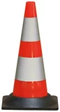CONE PLASTIQUE FLUO 50CM RETRO CLASSE 2 1,850KG TALIAPLAST - 520801