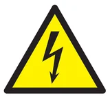 PANNEAU DANGER ADHÉSIF , ÉLECTRICITÉ 100X100X100MM TALIAPLAST - 729932
