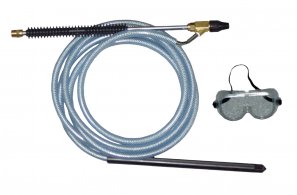 KIT SABLAGE 5m TUYAU LANCE CANNE LUNETTE