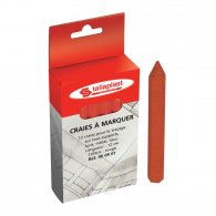 CRAIE INDUSTRIELLE ROUGE (BOÎTE DE 12U)